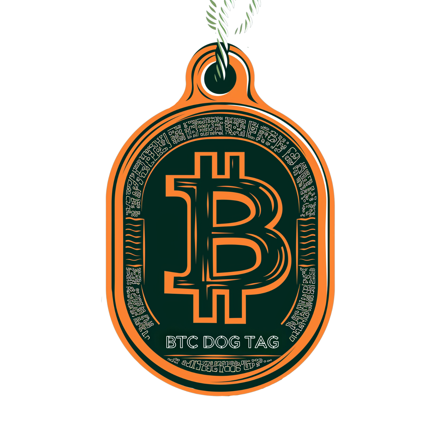 Bitcoin Dog Tag logo